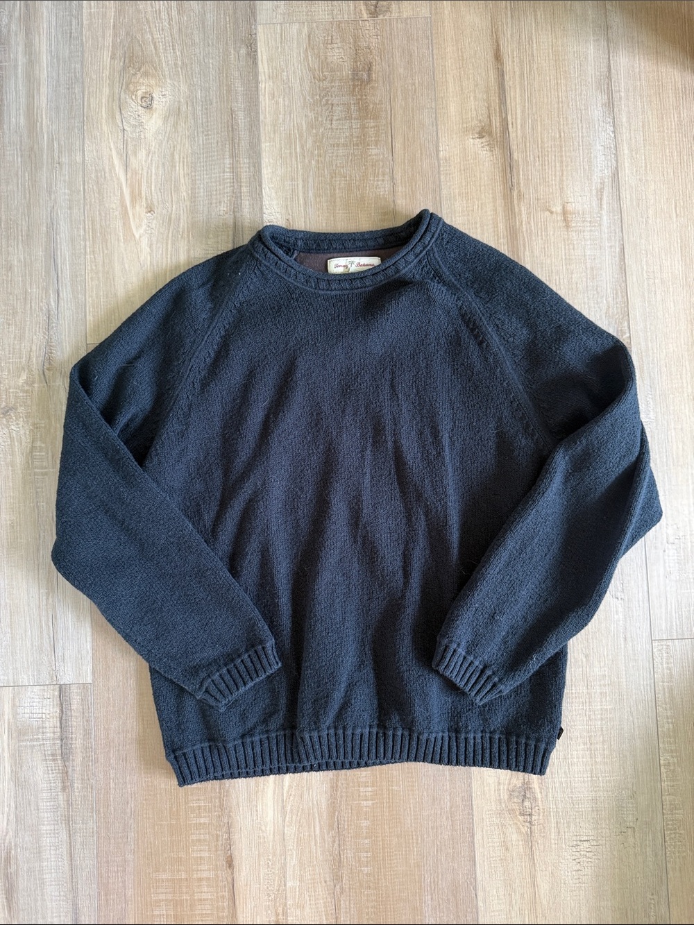Tommy Bahama Men's Black Crewneck Pullover Sweater
